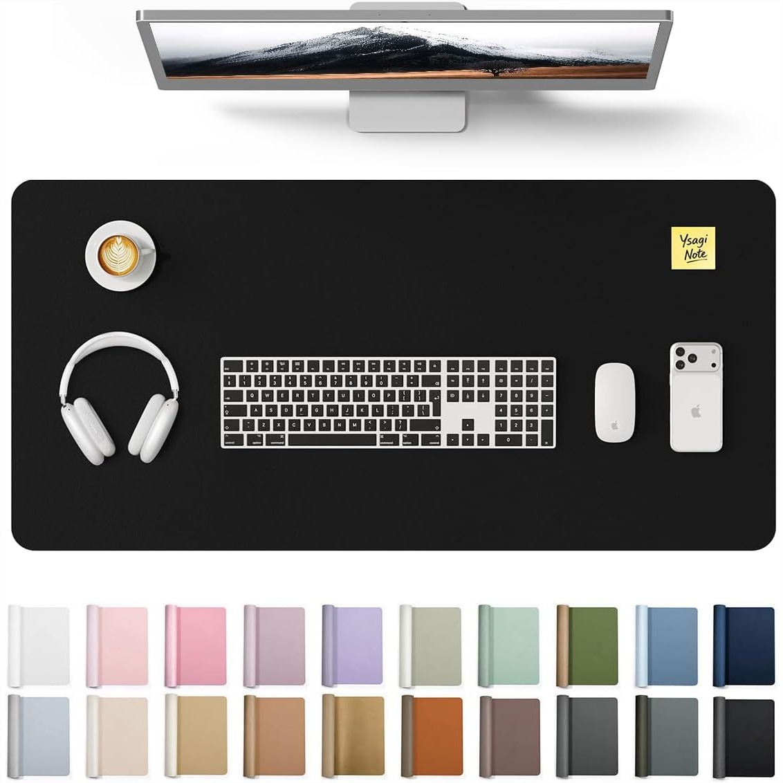 Leather Desk Pad - Duża podkładka na biurko ze skóry