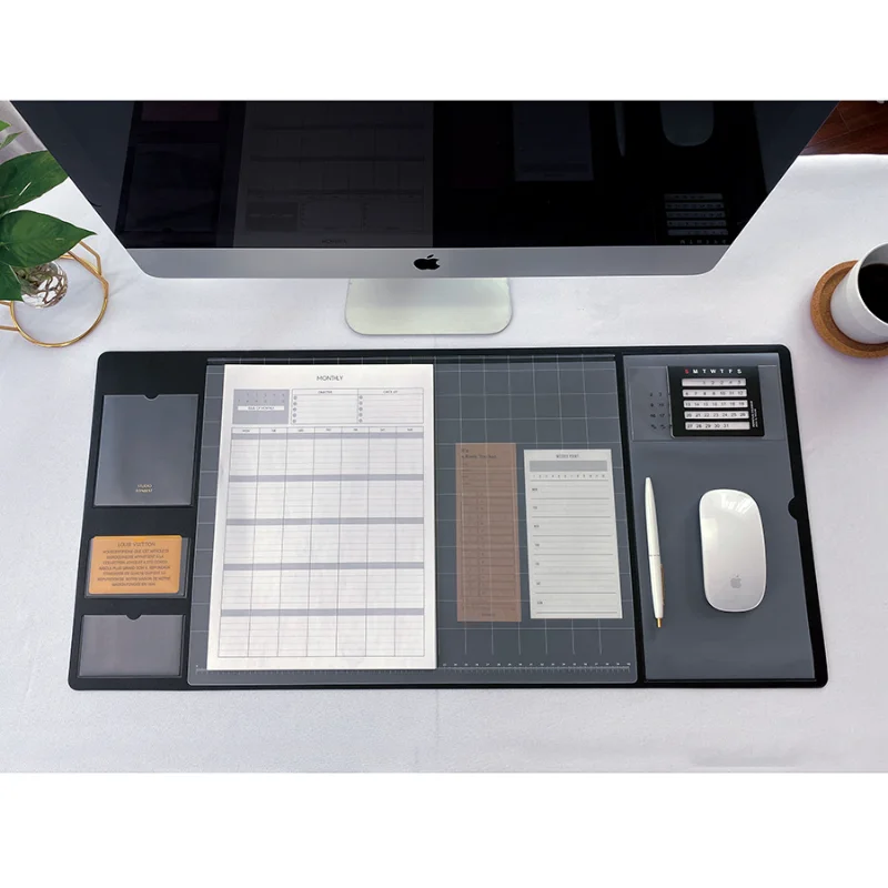Leather Desk Pad - Przenośna Podkładka Pod Notatki Duża Podkładka