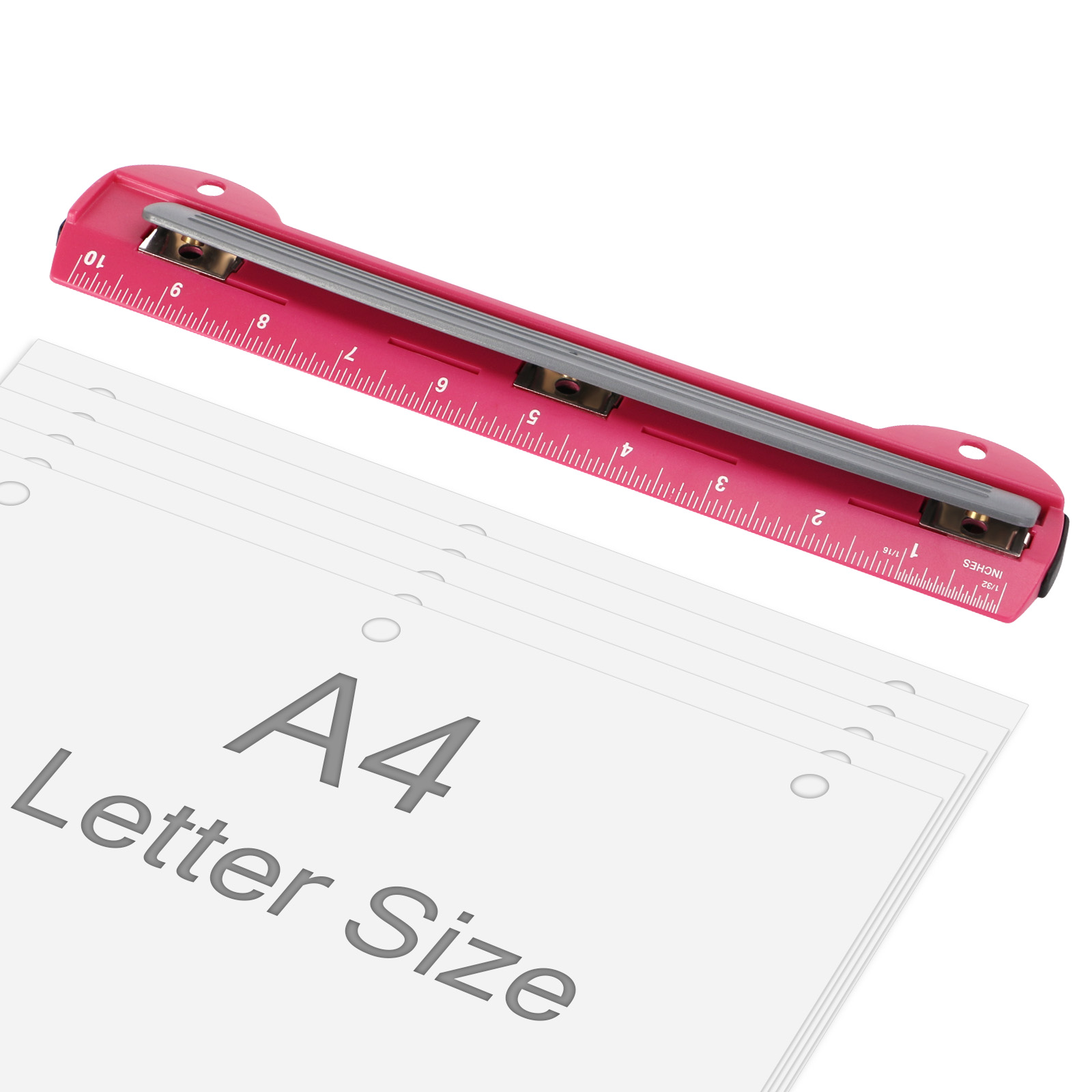 Binder A4 Lever - Dziurkacz EAGLE z 3 otworami do