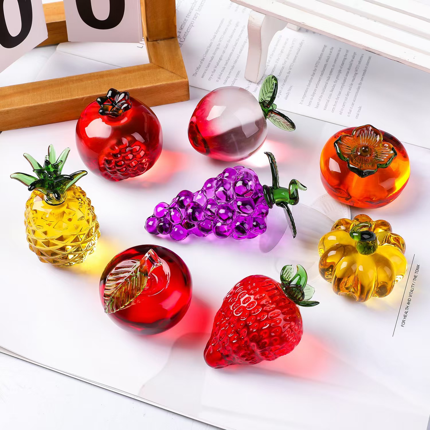 Paper Weight Crystal - Kryształowy obciążnik na papier w kształcie