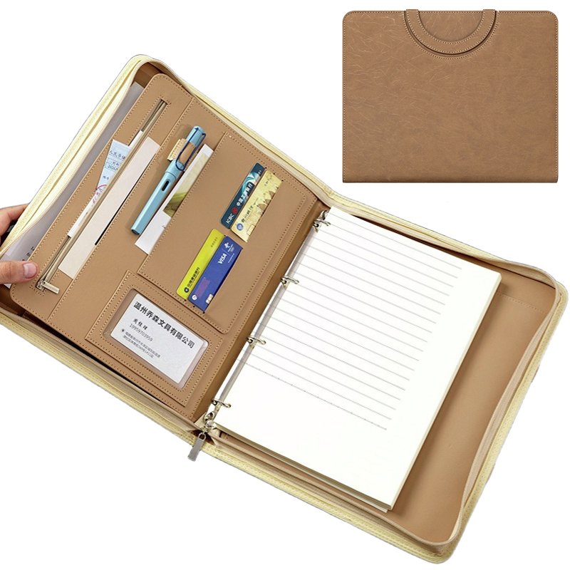 Binder A4 Lever - Wielofunkcyjna teczka biznesowa A4 z PU