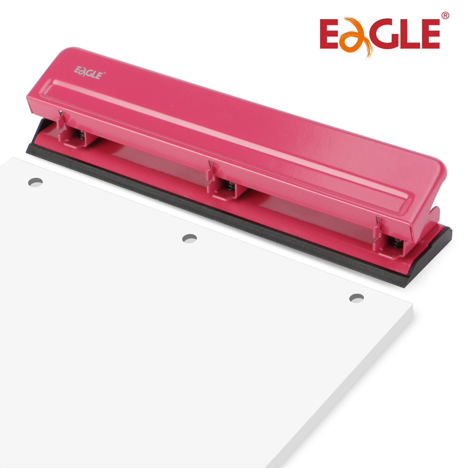 Binder A4 Lever - Dziurkacz EAGLE z 3 otworami do