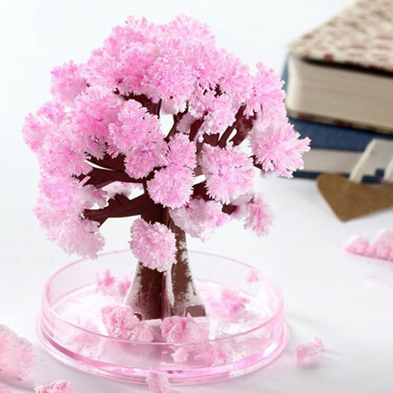Paper Weight Crystal - DIY rosnące drzewo papierowe Sakura kryształowe