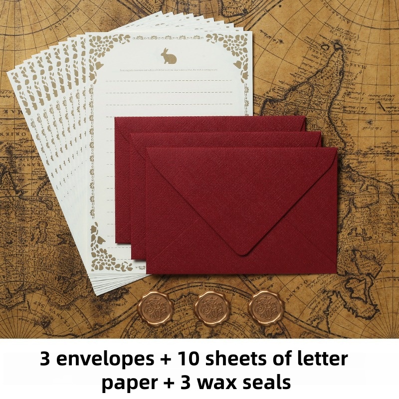 16 szt. Vintage lniane koperty – Wax Seal Stamp Set recenzja i cena