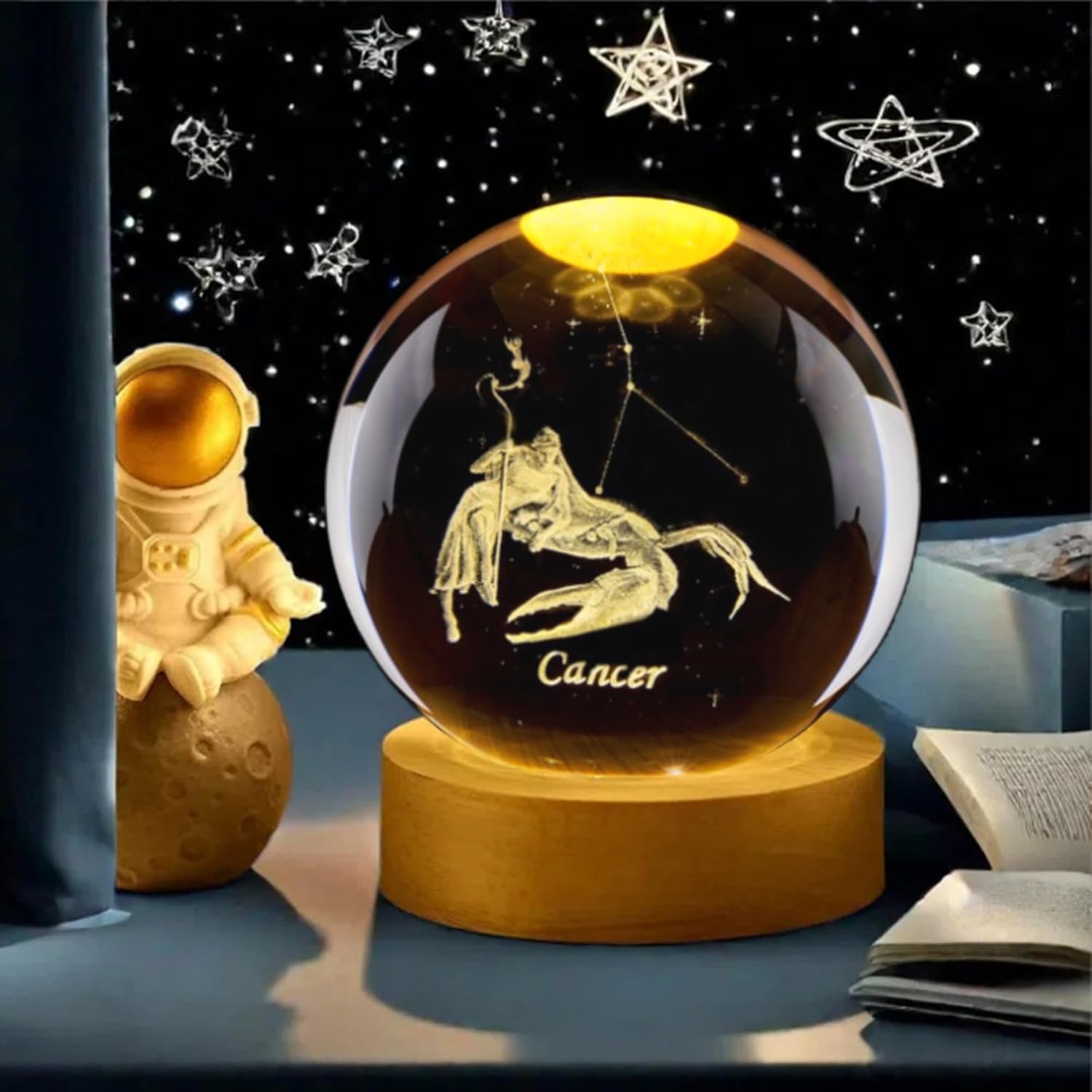 Kryształowa kula 3D z konstela – Paper Weight Crystal recenzja i cena