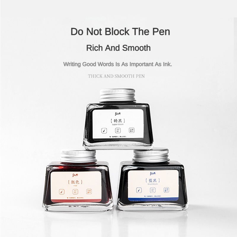 HONGDIAN 70/60/18ml pióro wiec – Fountain Pen Bottled Ink recenzja i cena