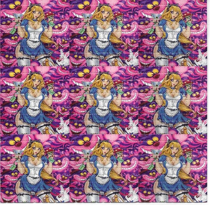 Sexy Alice psychodeliczny LSD  – Ink Blotter Paper recenzja i cena