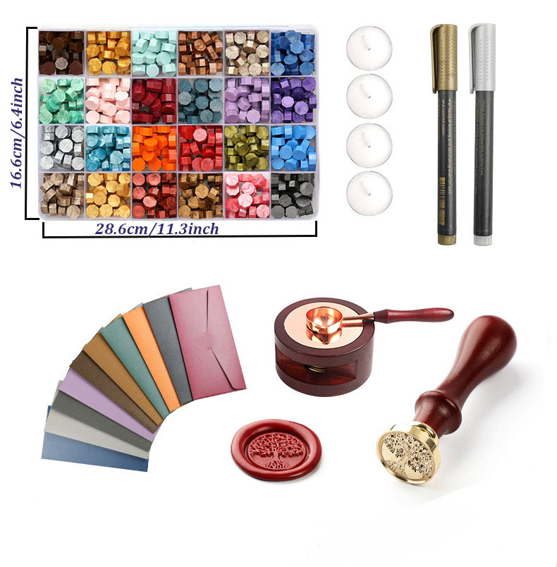 Zestaw do pieczętowania woskie – Wax Seal Stamp Set recenzja i cena