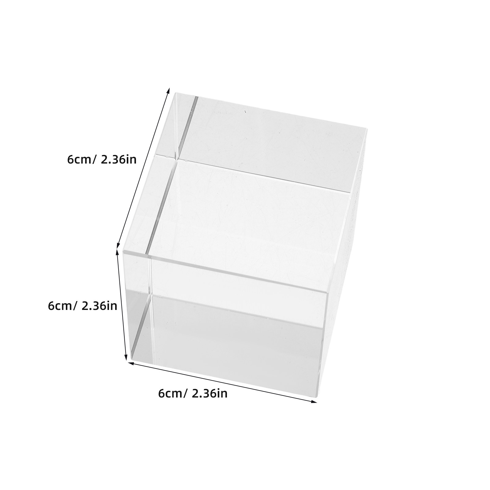 Kwadratowy kryształowy przycis – Book Weight Glass recenzja i cena