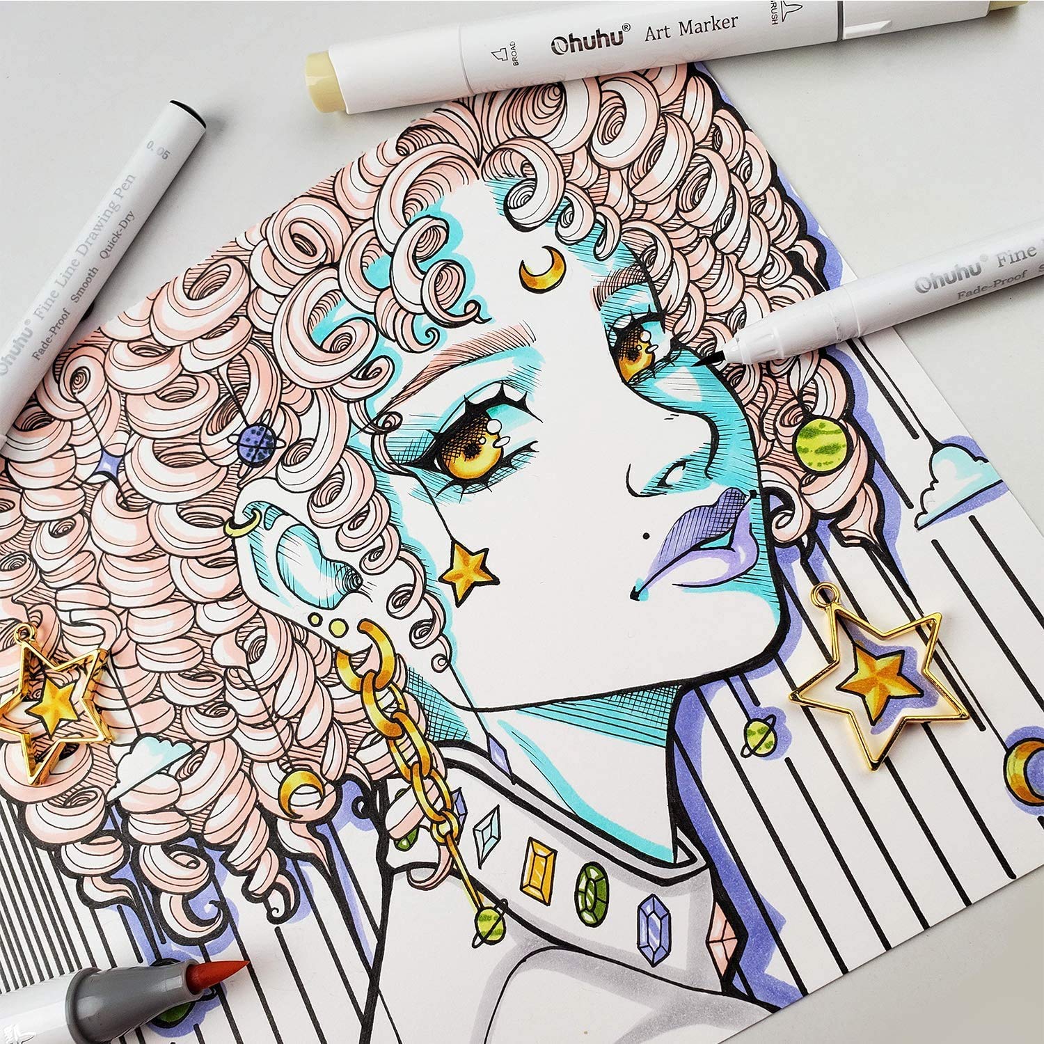 Ohuhu Micro Pen Fineliner Dług – Copic Marker Sketch recenzja i cena